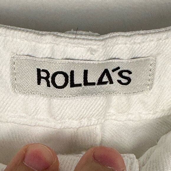 Rolla's Heidi High Rise Loose Ripped Straight Jeans Women’s Sz 27 - Picture 8 of 9